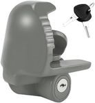 Cenipar Trailer Hitch Lock Universal Size Fit 1-7/8", 2", and 2-5/16" Couplers, Heavy Duty Steel, for Vehicles, Trailers, and RVs(Grey)