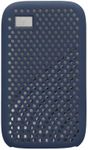 kwmobile Silicone Case Compatible with WD My Passport SSD 500GB / 1T / 2T / 4T - Case Protective Cover for SSD Drive - Dark Blue