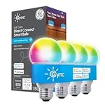 GE CYNC Smart LED Light Bulbs, Full