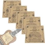 Cheerock 5 Set Nylon Ukulele Strings, Soprano Concert Tenor Ukulele 21 23 26 Inch, Replacement Kit