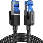 UGREEN Cat 8 Ethernet Cable 10FT High Speed 40Gbps 2000Mhz Network Cable Shielded Cat8 Cable Braided Heavy Duty RJ45 LAN Cables Internet Cord Compatible for PS5, PS4, Xbox One, Modem, Router 10FT