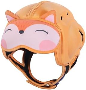 Mambobaby Baby Head Protector Baby Helmet for Crawling Walking -Extra-Thick Deep Forehead Padding, Toddler Helmet 6-24 Months, Infant Safety, Ultra-Light Soft Design -Fox