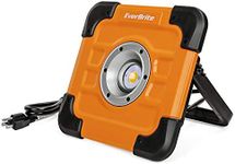 EverBrite 60W 5000LM CREE COB Work Light, Portable Aluminium Flood Light with Stand, Adjustable Lighting Angles, 5FT Cord Included for Car Repairing, Garage, Garden and Lawn