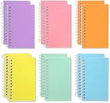 Paper Junkie 12-Pack Small Spiral Notebook 3x5, 40 Sheets, 80 Pages Per Notepad, College Ruled Lined Paper for Office Supplies, Classroom Notes, Students, Teachers, Nurses (6 Pastel Colors)