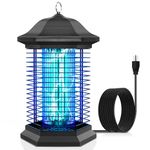 Mosquito Killer Lamp - Automatic 1200V High Voltage Fly Trapper with LED UV Dual Lamps for Home - Effective Mosquito Trap