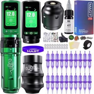 Dragonhawk Fold Pro Wireless Tattoo Kit – Rotary Pen, Battery Powered