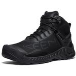 KEEN Men's NXIS Evo Mid Waterproof Hiking Boots, Triple Black, 9 UK