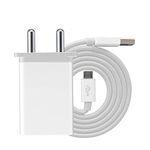 A2ZSHOP Ultra Fast Charger Compatible For Realme 3i Charger Hi Speed Travel Charger Adapter Quick Charge Adaptive Fast Charging Wall Charger | Mobile Charger | Fast Charger | Android USB Charger With 1 Meter Micro USB Charging Data Cable (2.4 Amp, BOP3, White)