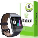 IQShield LiquidSkin HD Clear Anti-Bubble Film Full Coverage Screen Protector for Fitbit - Pack of 6