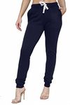 GW CLASSY OUTFIT Women's Activewear Ladies Fleece Trousers Casual Jogging Joggers Tracksuit Bottoms Slim Fit Women Sports Gym Joggers (2XL, Navy Blue Fleece Trouser)