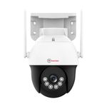 Trueview 3Mp HD 4G SIM Based Pan Tilt CCTV Camera, Outdoor Indoor Security Camera, Water Proof, 2 Way Talk, Cloud Storage, Motion Detect, Supports SD Card Up to 256 GB, Color Night Vision, Alexa