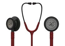 MDLS Life Strong Classico III Zed_Black Light Wait Chest Pies Stethoscope, Stainless Steel Dual-head stethoscope For Nurses/Students/Doctors Acoustic Stethoscope (Burgundy)