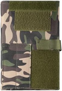 KOSIBATE OCP Military Log Book Cover, 5.5”X 8” Army Tactical Notebook,OCP Green Book Protective Holder(Camogreen,Only Cover)