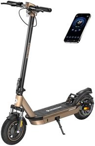 ECOROAD EC10 Electric Scooter for Adults, 50KM Range, 40KM/H & 750W Peak Motor, Foldable Commuter E Scooter with Dual Suspension, 10" Pneumatic Tires, Smart App for Campus & Daily City Travel