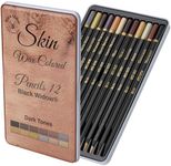 Dark Skin Colored Pencils | Portrait Pencil Set | Colored Pencil for adults | Skintone Artist Pencils