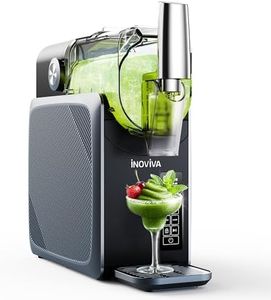 INOVIVA Slushie Machine for Home, 2.0L Frozen Drink Machine – No Ice Needed, 5 Preset Programmes, Self-Cleaning, Makes Slush, Milkshakes, Frozen Cocktails, Frappés & More