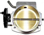 A-Team Performance - 4-Bolt Throttle Body Drive By Cable - Compatible with Chevy Chevrolet GM LS LS1 LS3 LS6 LSX Silver 102mm