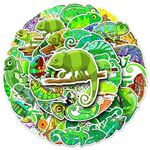 Norinoya 50PCS Chameleon Stickers for Collecting,Stickers for Laptop Diary Wallpaper,Perfect for Birthdy Gift Party Supply,Art Crafts Stickers