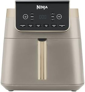 Ninja Air Fryer MAX PRO, 6.2L, Uses No Oil, Large Square Single Drawer, Roast, Bake, Air Fry, Digital, Cook From Frozen, Non-Stick, Dishwasher Safe Basket & Crisper Plate, Stone Gold AF180UKSD