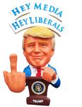 Donald Trump Doll - This Bobblehead Trump Has A Bobbling Middle Finger Instead of Head | Hey Liberals Hey Media Sleepy Joe | Trump 2024 Election #MAGA