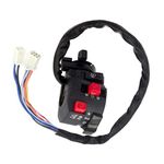 Minireen 5-Function 9 wire Chinese ATV Left Switch Assembly Kill Start Light Choke Switch for 150cc 200cc 250cc 300cc ATVs