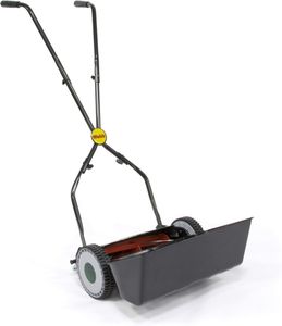 Webb Sidewheel Manual Cylinder Lawnmower, 30cm, 4 Heights, 17L Box