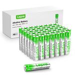 Lepro AAA Batteries 48 Count, Triple A Batteries with Ultra Long-Lasting Power-High Performance, 1200mAh 1.5V Leak-Proof, Corrosion-Resistant Alkaline AAA Batteries, Ideal for Home & Office Devices