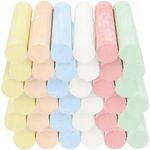 Rhode Island Novelty Jumbo Sidewalk Chalk, 37-Piece Bucket