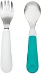 OXO TOT Fork and Spoon Set, Teal