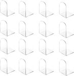 Lulonpon 16 pcs Book Ends, Acrylic 