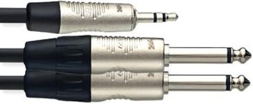 Stagg 10ft. N Series Y Cable - Stereo Mini Phone Plug / 2 x Mono Phone Plug