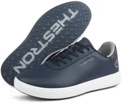 Zakey Spikeless Golf Shoes Men Professional Golf Foowears Luxury Walking Footwears for Golfers Outdoor (10,Blue)