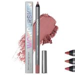 Wonderskin 360 Contour Lip Liner Pencil - Nourishing Lip Liners, Long Lasting, Waterproof and Transfer-Proof Lipliners Pencil (Blush)