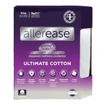 AllerEase Ultimate Protection and Comfort Waterproof, Bed Bug, Antimicrobial Zippered Mattress Protector - Vinyl Free & Hypoallergenic - 10 Year Warranty, King