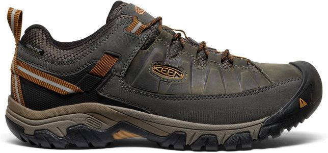 KEEN Men’s Targhee 3 Waterproof Hiking Shoes – Black Olive, Size 9 UK