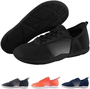 Hike Footwear HF Stride – Hands-Off & Ergonomic Barefoot Shoes for Women Men, Thin Sole & Ultra-Light, Effortless Daily Wear Unisex Black