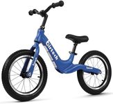 Hello-5ive 14" Kids Balance Bike for 3,4,5,6 Year Old Boys and Girls, Air Tires with Magnesium Alloy Frame, Lightweight No Pedal Toddler Training Bicycle (Blue)