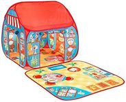 Childrens Restaurant Pop Up Playtent with Extra Playmat: Girls/Boys Toy Play Tent/Playhouse/Den