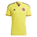 adidas Men's Soccer Colombia 2022 Home Jersey, Bright Yellow, Medium