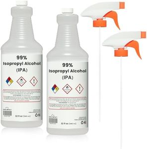 HIGH Impact Isopropyl Alcohol 99% (IPA) with Spray - Made in The USA - 32oz - Pack of 2
