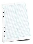 Rite in the Rain All-Weather Loose Leaf Paper, 4 5/8" x 7", 32# White, Transit Pattern, 100 Sheet Pack (No. 302)