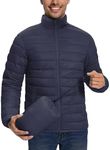 COOFANDY Mens Winter Coat Packable Puffer Jacket Lightweight Waterproof Down Jackets