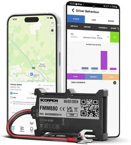 ScorpionTrack - 4G 2-Wire Self-Install GPS Vehicle Tracker - Live, Accurate, Trusted Location Tracking Device, Perfect for Car, Van, Caravan, Motorhome, Motorcycle, Scooter (4G FMM880+ 12 Months)