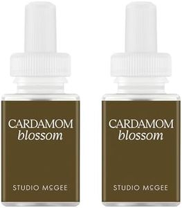 Pura x Studio McGee Home Scent Refill - Smart Air Diffuser - Up to 120-Hours of Luxury Fragrance per Refill - Home Essential - Clean & Safe Diffuser Fragrance - 2 Pack, Cardamom Blossom