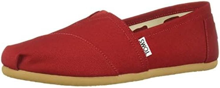 TOMS Classic Canvas Women's Slip On Shoes, Size 7.5, Red