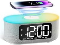 JALL Fabric Alarm Clock for Bedroom