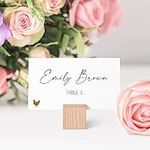 Tent Place Card Meal Stickers, Wedd