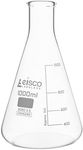 1000ml Erlenmeyer Flask ; Narrow Neck Eisco Labs 3.3 Borosilicate Glass (Single Flask)