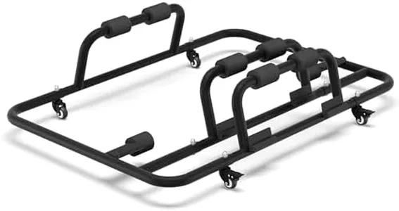 POFENZE Upgrade Hard Top Carrier Sliding 3-Pieces Hardtop Storage Rack for Jeep Wrangler YJ TJ JK JL 1987-2025