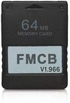 RGEEK FMCB 1.966 Memory Card 64MB for Sony PlayStation 2 PS2